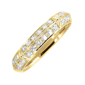 10KT YELLOW GOLD DIAMOND (1/2CTW) RING