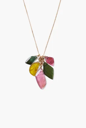 14k Tourmaline Mix Kaleidoscope Necklace