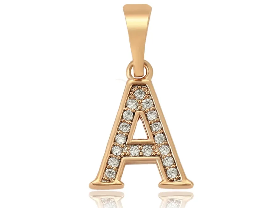 18k Gold plated Initial Letter Necklace