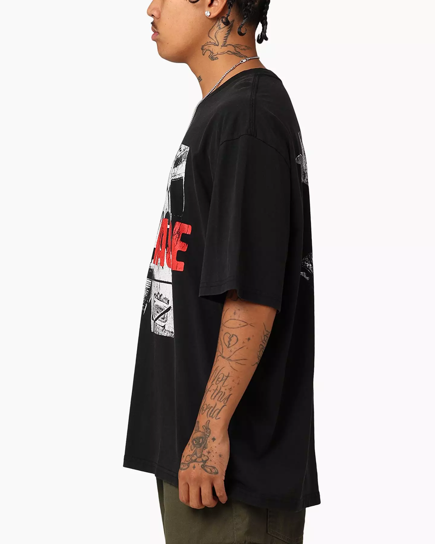 21 Savage American Dream T-Shirt Washed Black