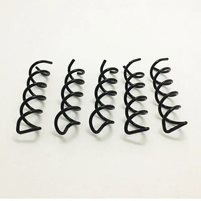 5Pcs Spiral Spin Screw Bobby Pin Hair Clip Twist Barrette Black Hairpins Hair B  Accessories SM6