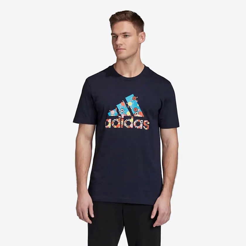 Adidas Essentials Men's Size XXL 8-Bit Badge of Sport Tee