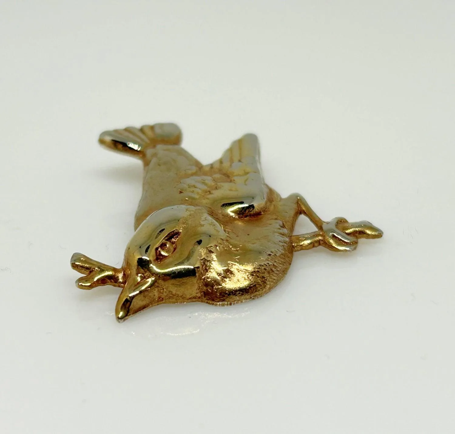 Adorable Vintage Bird on a Branch Brooch