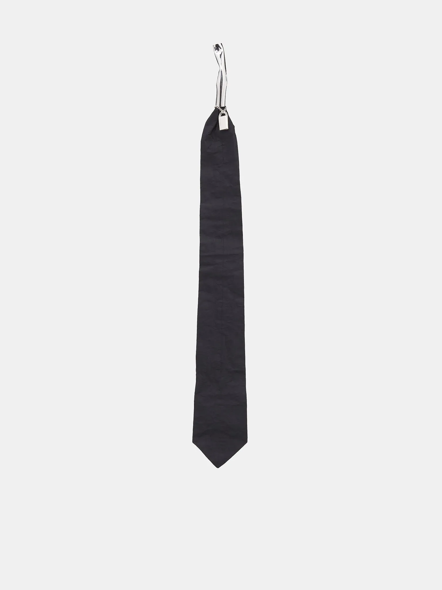 Aluminum Woven Tie (TI-TF001-951-990-BLACK)