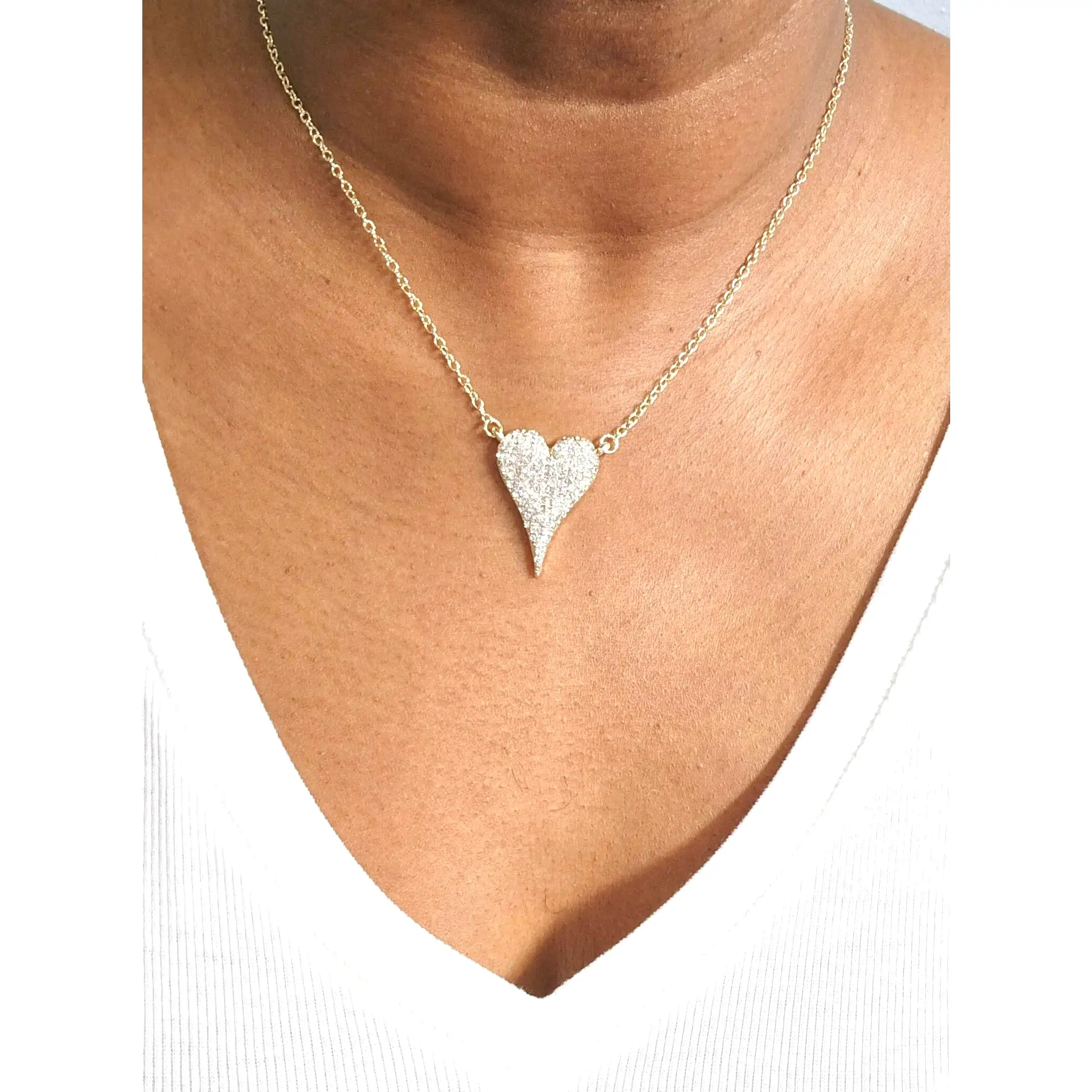 Amara Heart Diamond Necklace