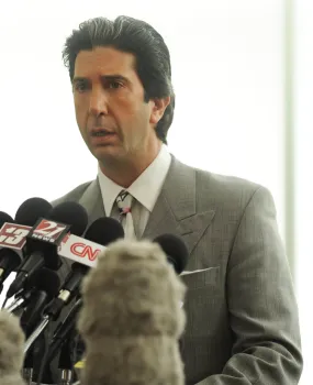 AMERICAN CRIME STORY: Robert Kardashian's White Pocket Square