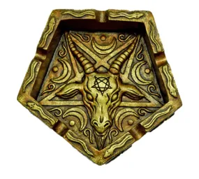 Ashtray-Baphomet Gold