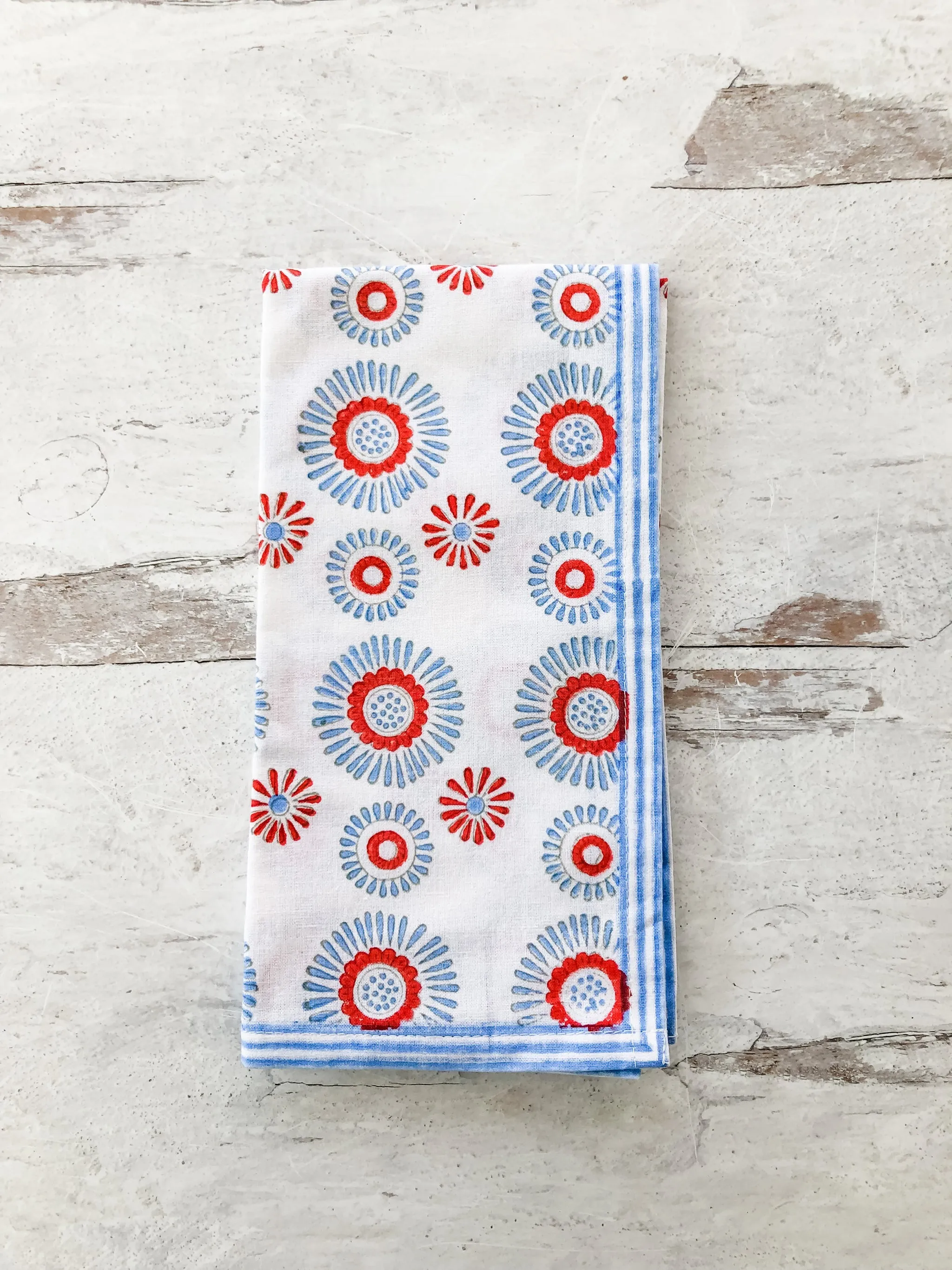 Aster Block Print Napkins