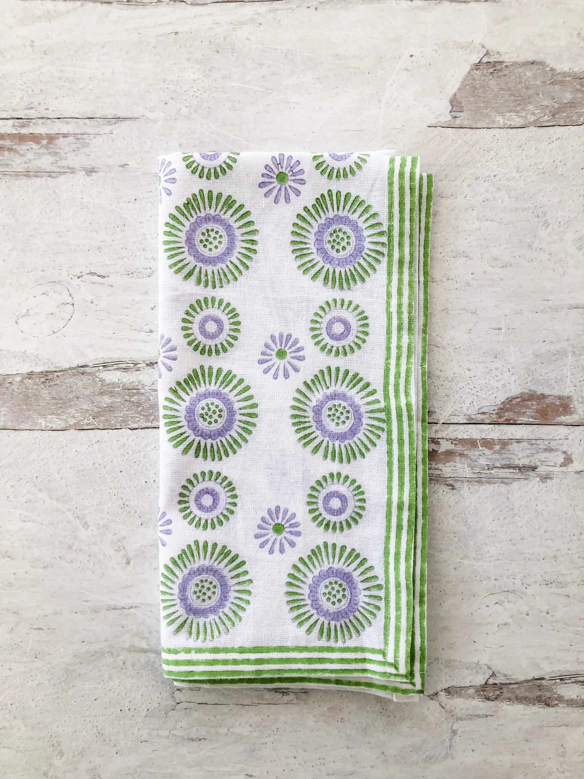 Aster Block Print Napkins