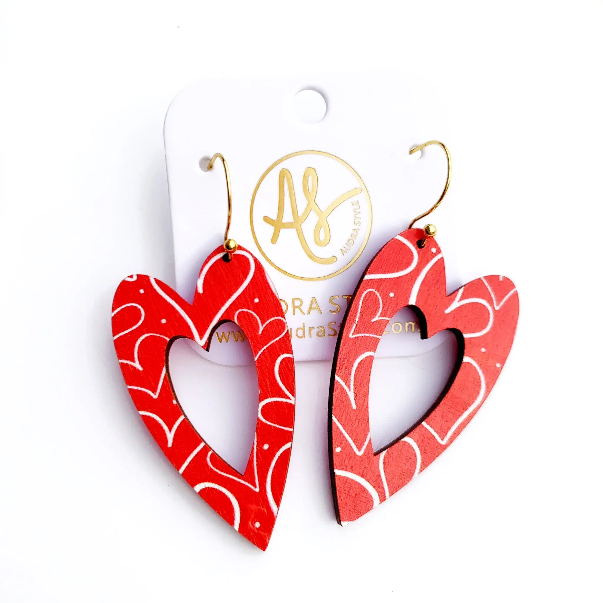 Audra Style Cherish Heart Earrings