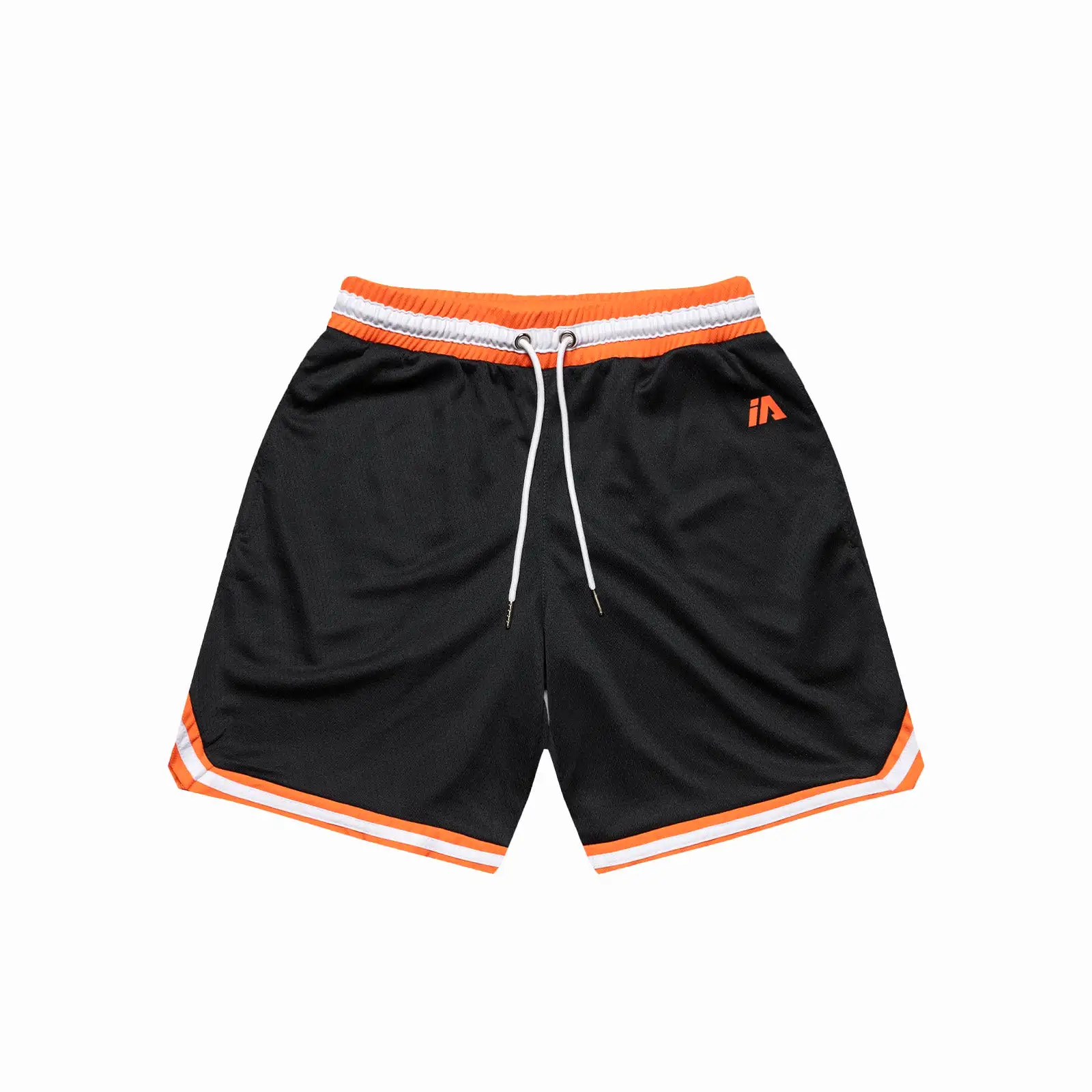 Basketball Pocket Shorts - Navy/Orange