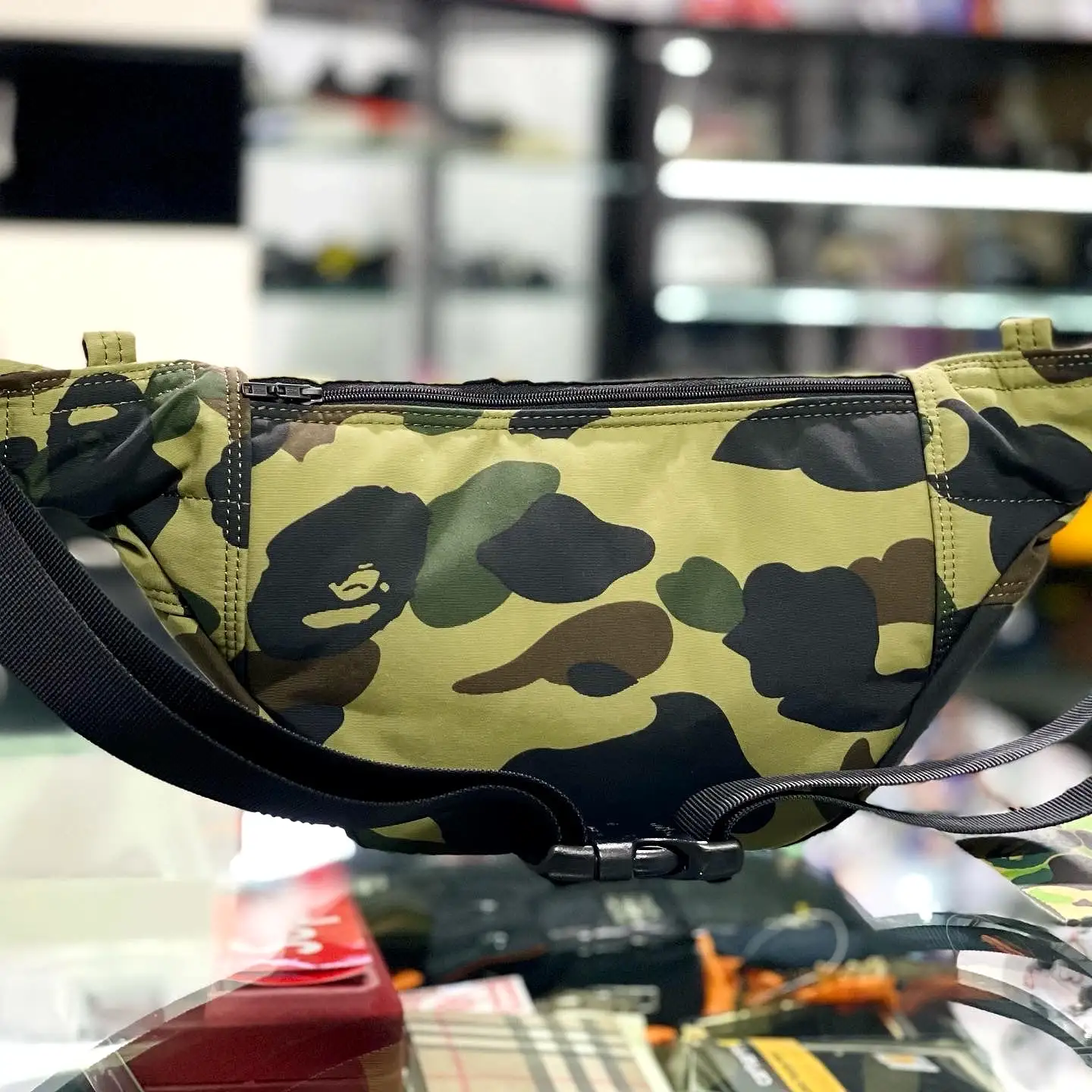 Bathing Ape X Porter Yoshida Japan Waist Bag Camo