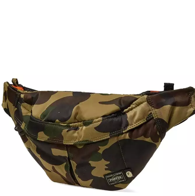 Bathing Ape X Porter Yoshida Japan Waist Bag Camo