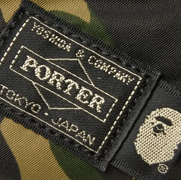 Bathing Ape X Porter Yoshida Japan Waist Bag Camo