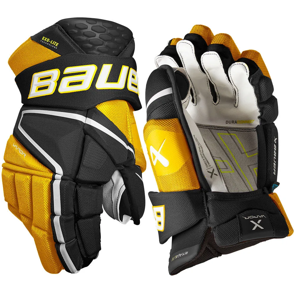 BAUER VAPOR HYPERLITE INTERMEDIATE HOCKEY GLOVES