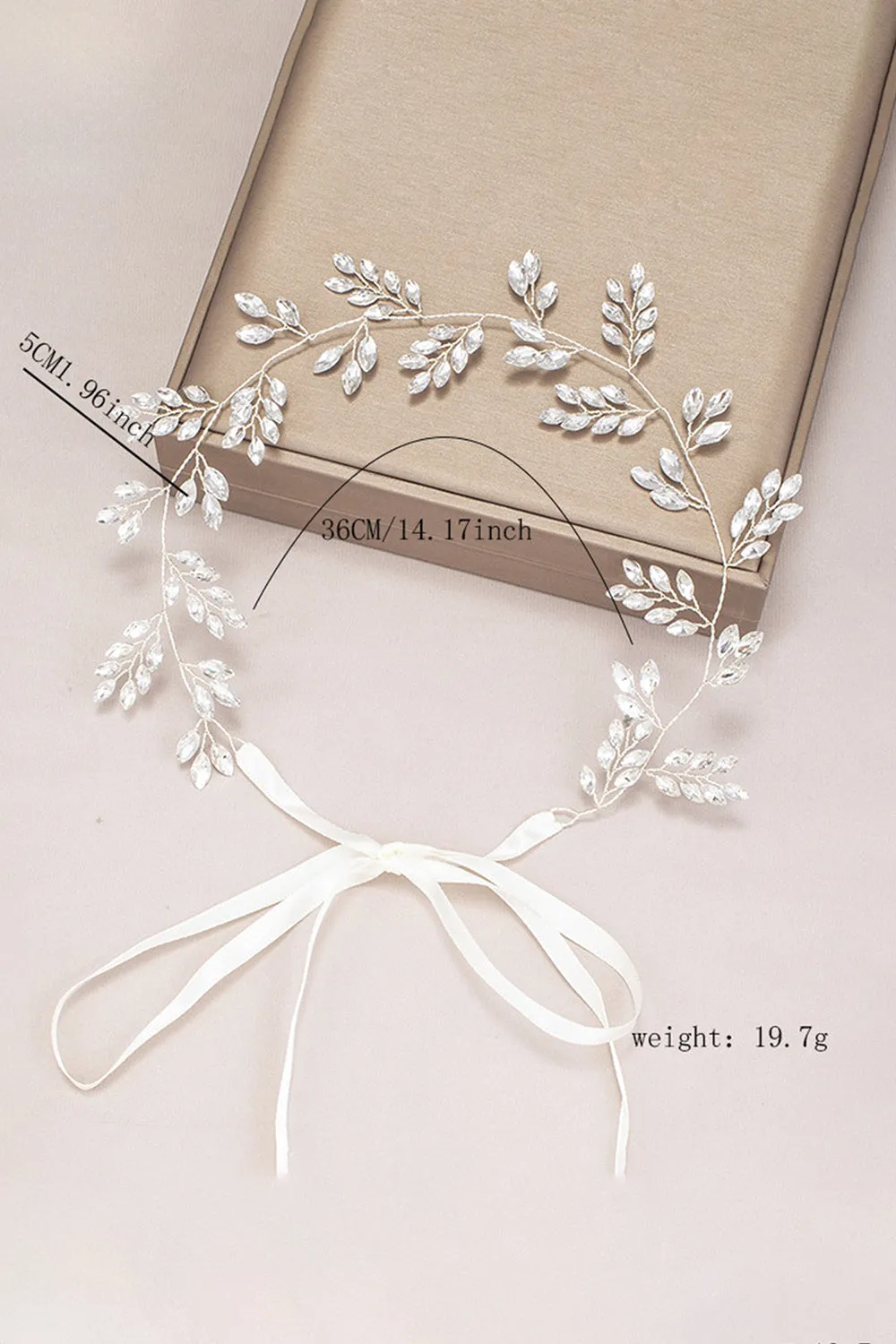 Bendable Bridal Rhinestone Headband