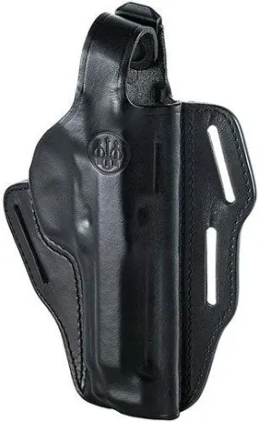 Beretta Holster 92fs/m9a1 - Belt Slide Rh Leather Black