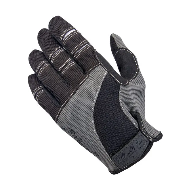 BILTWELL MOTO GLOVES GREY/BLACK