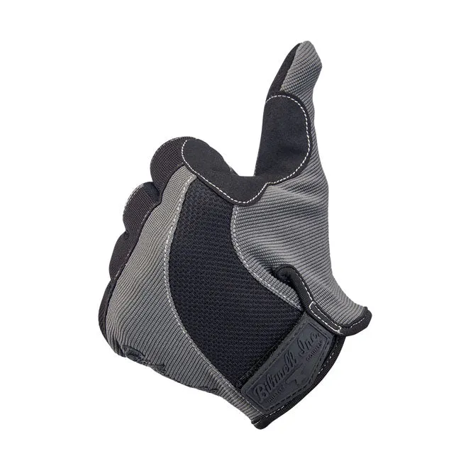 BILTWELL MOTO GLOVES GREY/BLACK