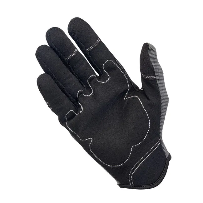 BILTWELL MOTO GLOVES GREY/BLACK