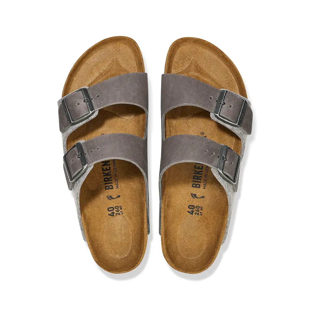 Birkenstock Arizona Light Grey Grey Felt