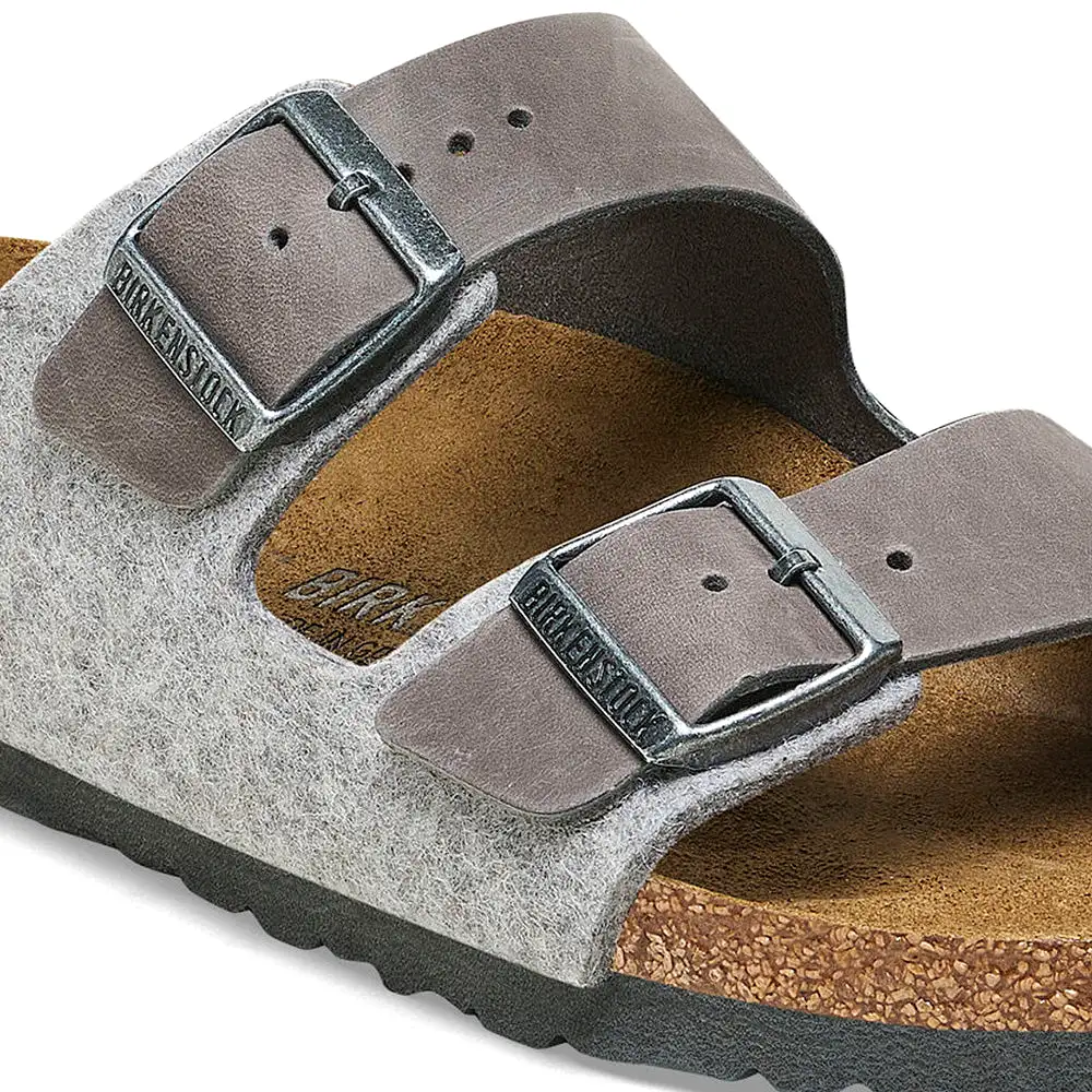 Birkenstock Arizona Light Grey Grey Felt