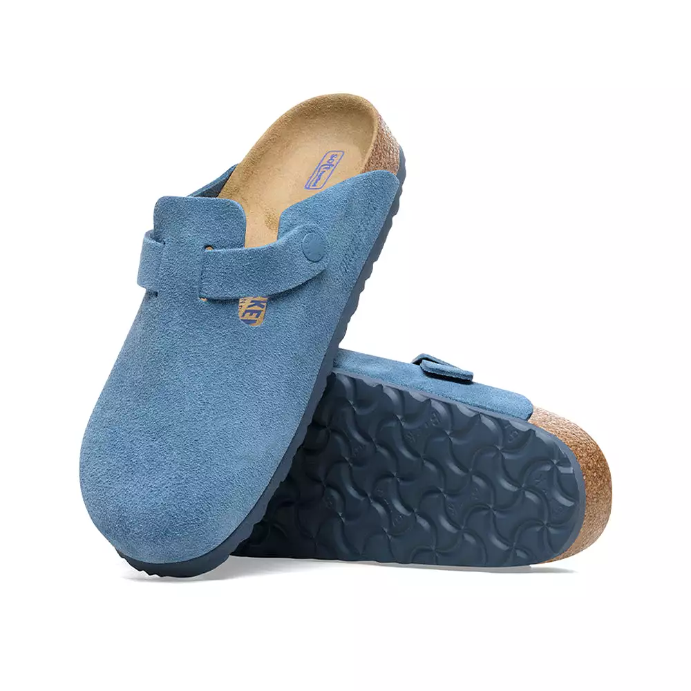 Birkenstock Boston Suede Elemental Blue