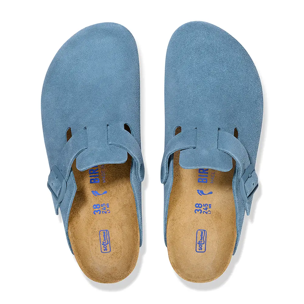 Birkenstock Boston Suede Elemental Blue