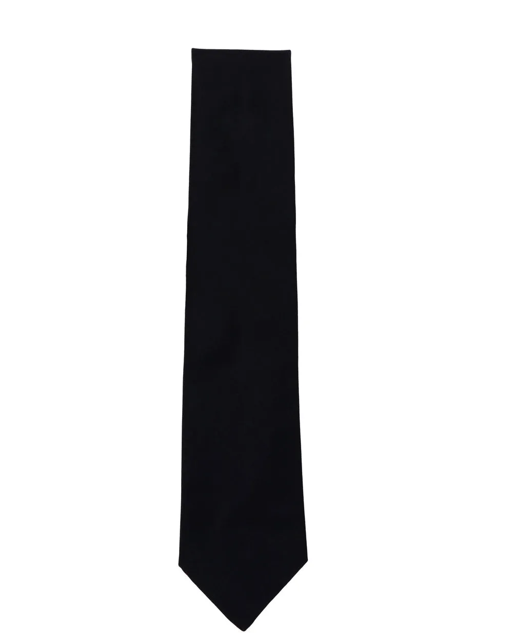 Black Satin Silk Tie