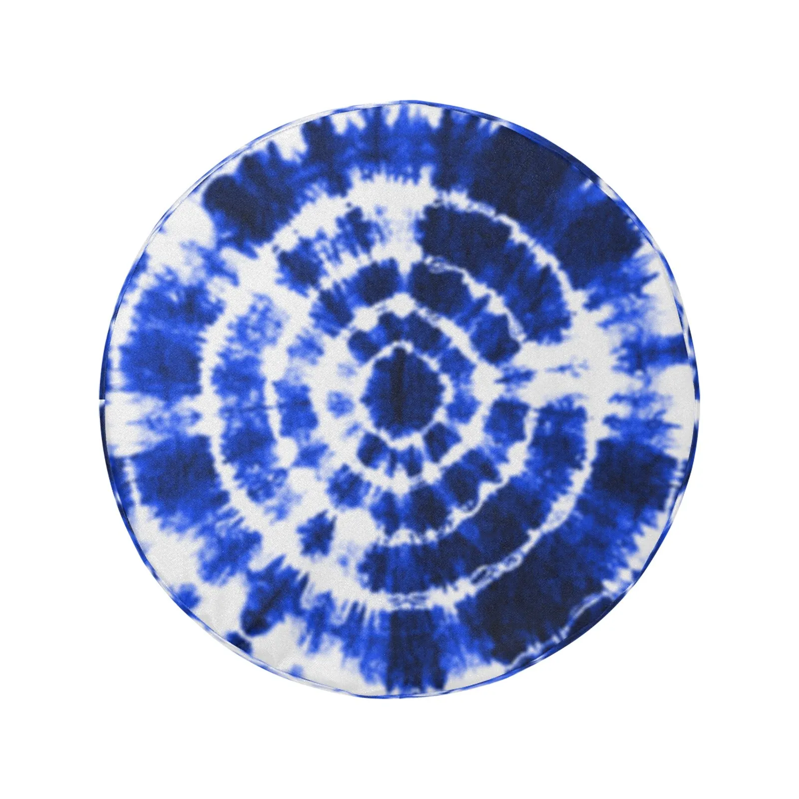 Blue Shibori Tie Dye Spare Tire Cover (Large) (17)