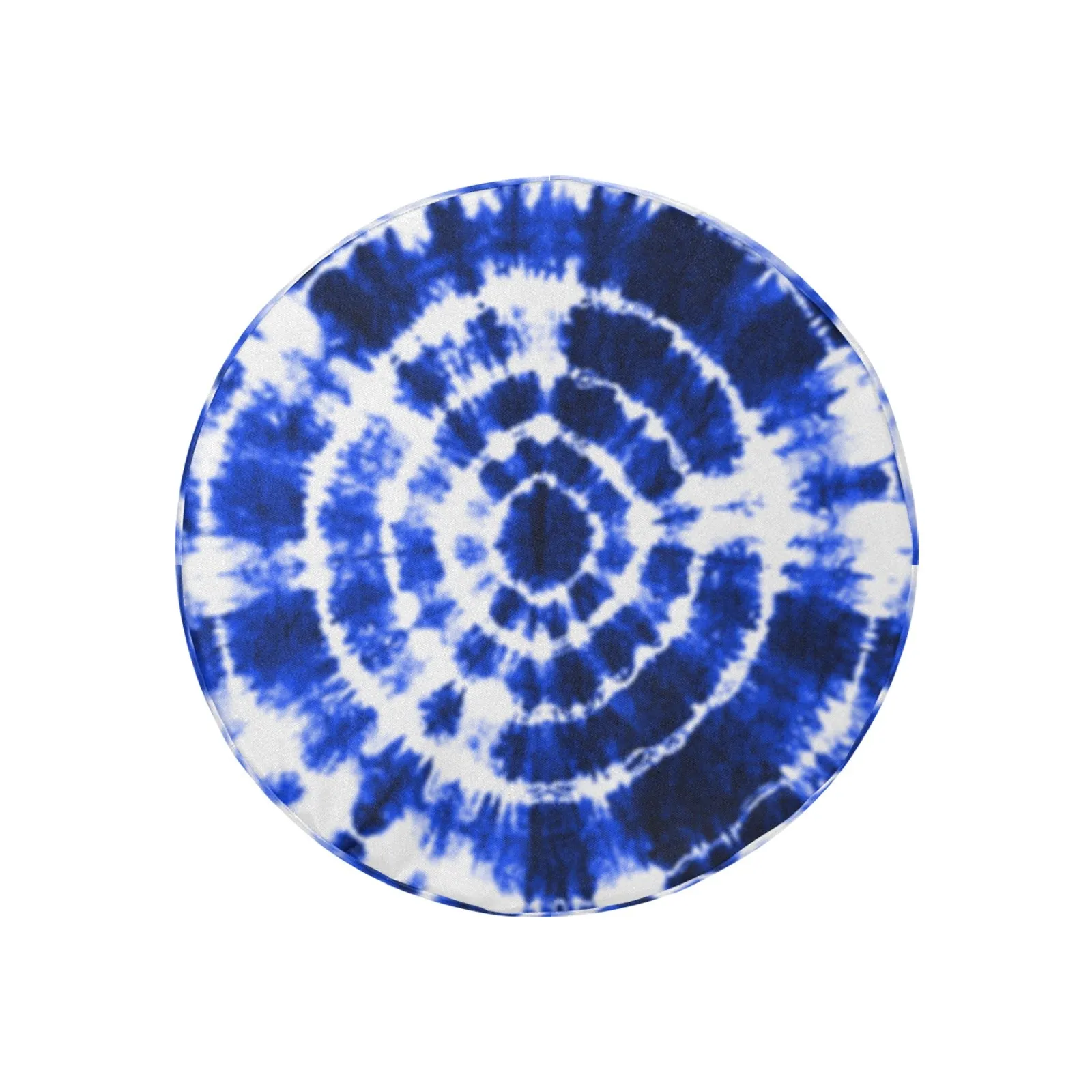 Blue Shibori Tie Dye Spare Tire Cover (Small) (15)