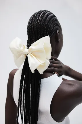 Bow-decorated hair clip - White - Ladies | H&M GB