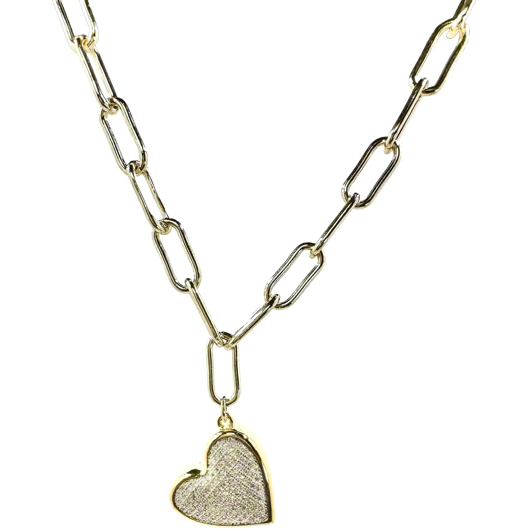 Bria Heart Diamond Necklace