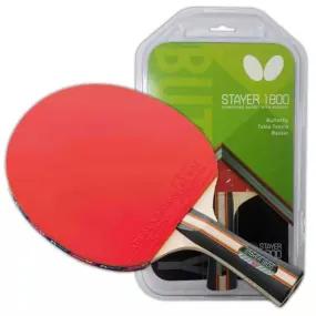 Butterfly Stayer 1800 Table Tennis Bat (Red)