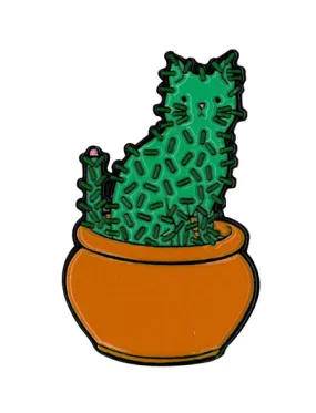 Cactus Cat Enamel Pin