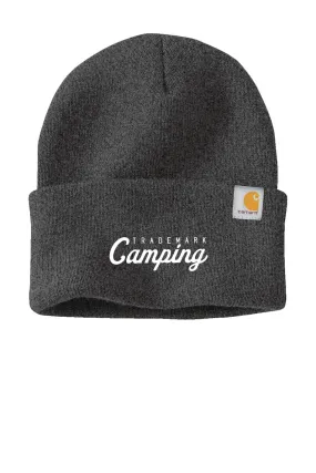 Carhartt Watch Cap, Coal Heather [Trademark Camping]