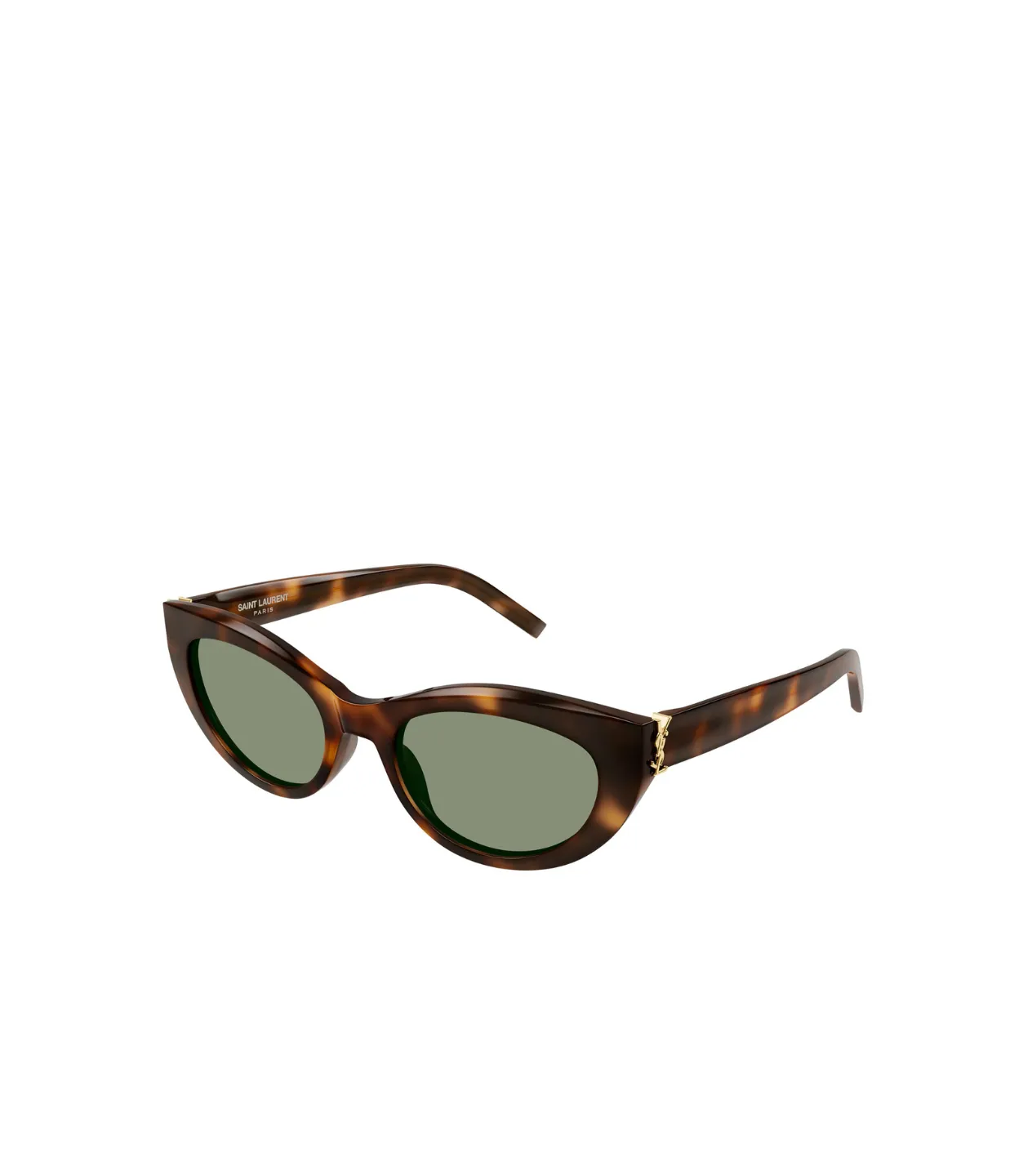 Cat-eye Sunglasses in Havana and Green