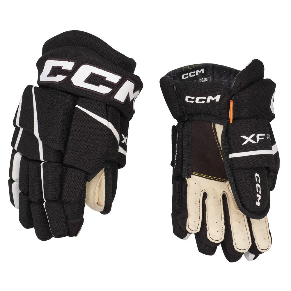 CCM TACKS XF PRO YOUTH HOCKEY GLOVES