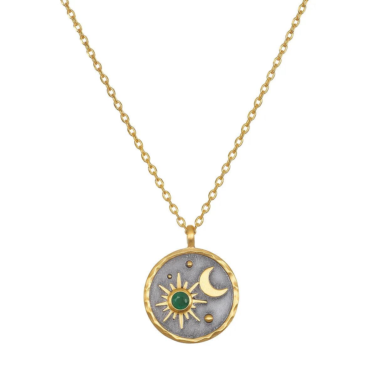 Celestial Birthstone Necklace - May