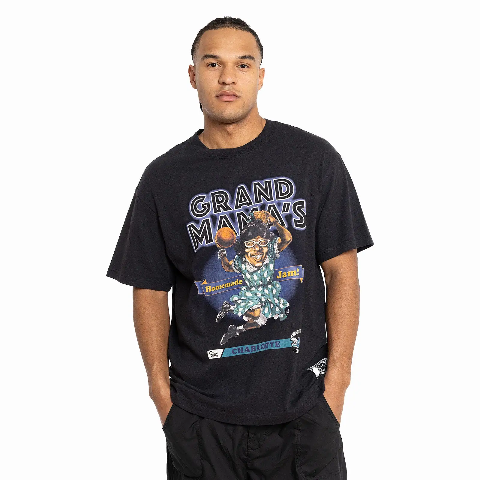 Charlotte Hornets Grand Mamas T-Shirt - Black