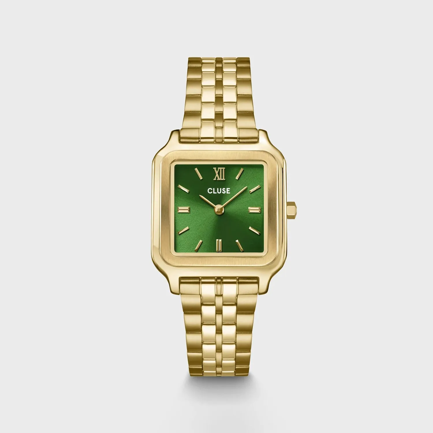 Cluse Ladies Gracieuse Watch & Bracelet Gift Set, Gold & Green