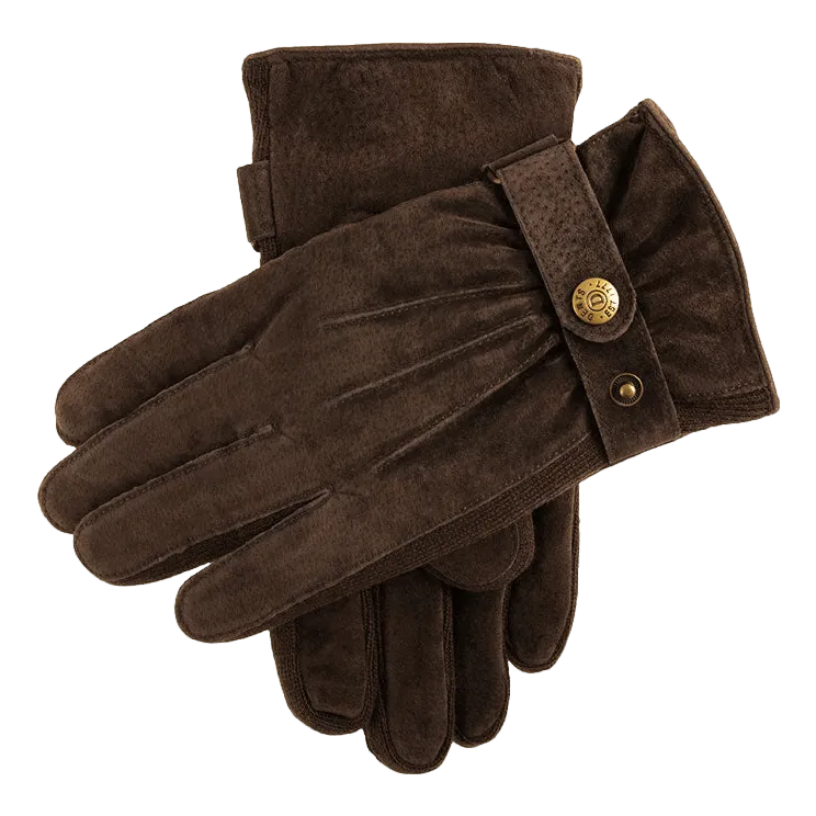 Dents Chester Three-Point Fleece-Lined Suede Gloves