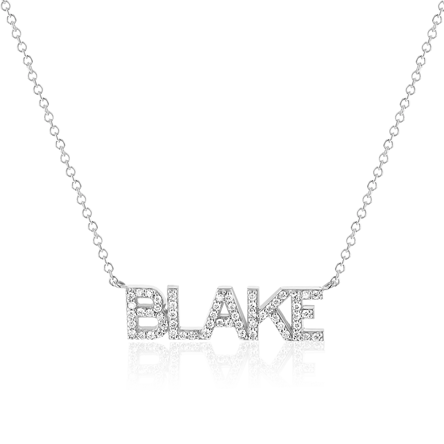 Diamond Custom Name Necklace