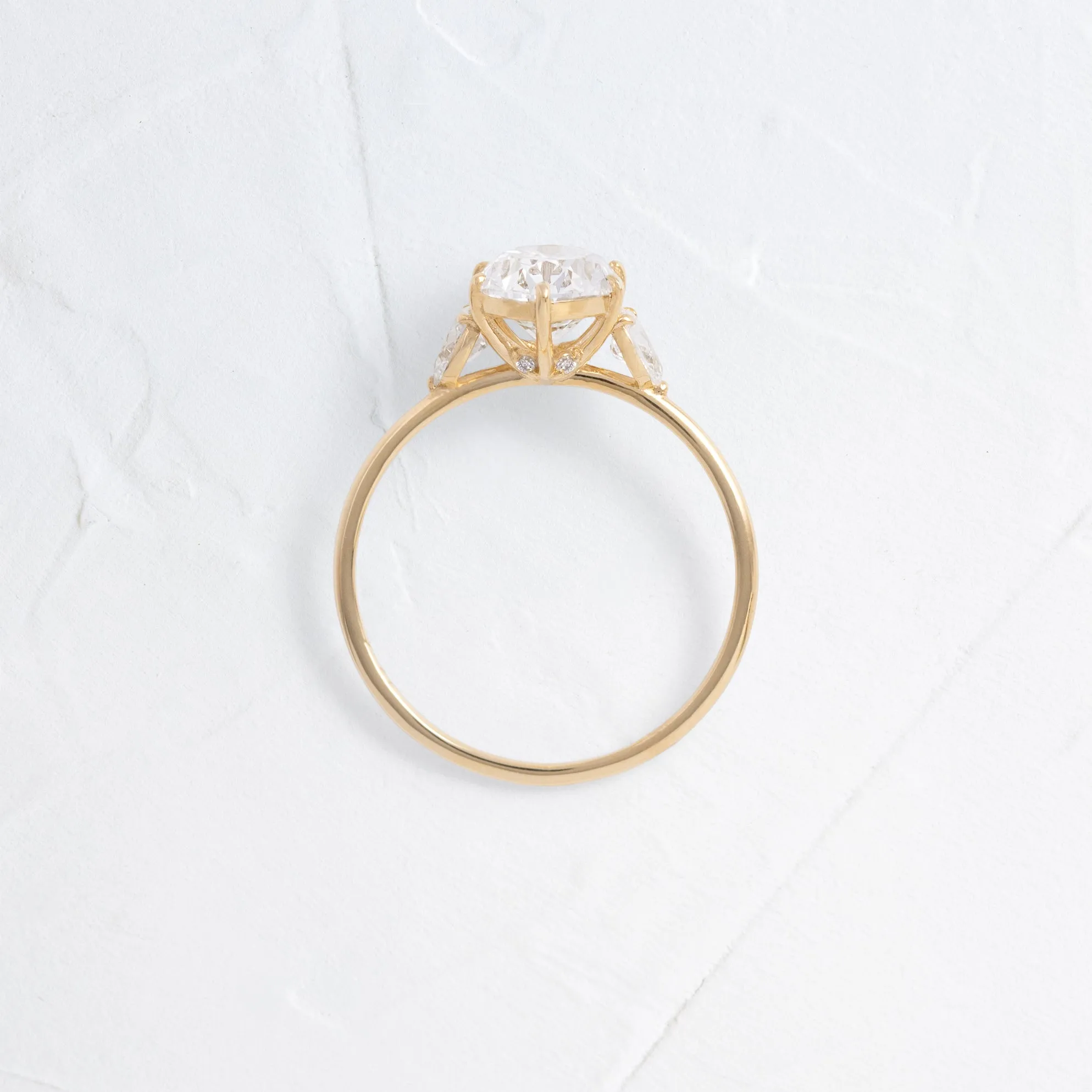 Duet Ring, Oval Cut