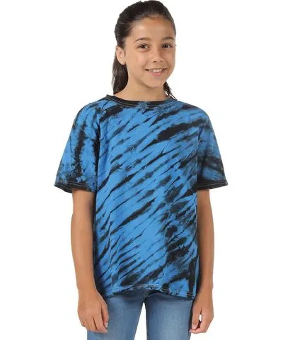 Dyenomite Tiger Stripe Tie-Dyed T-Shirt