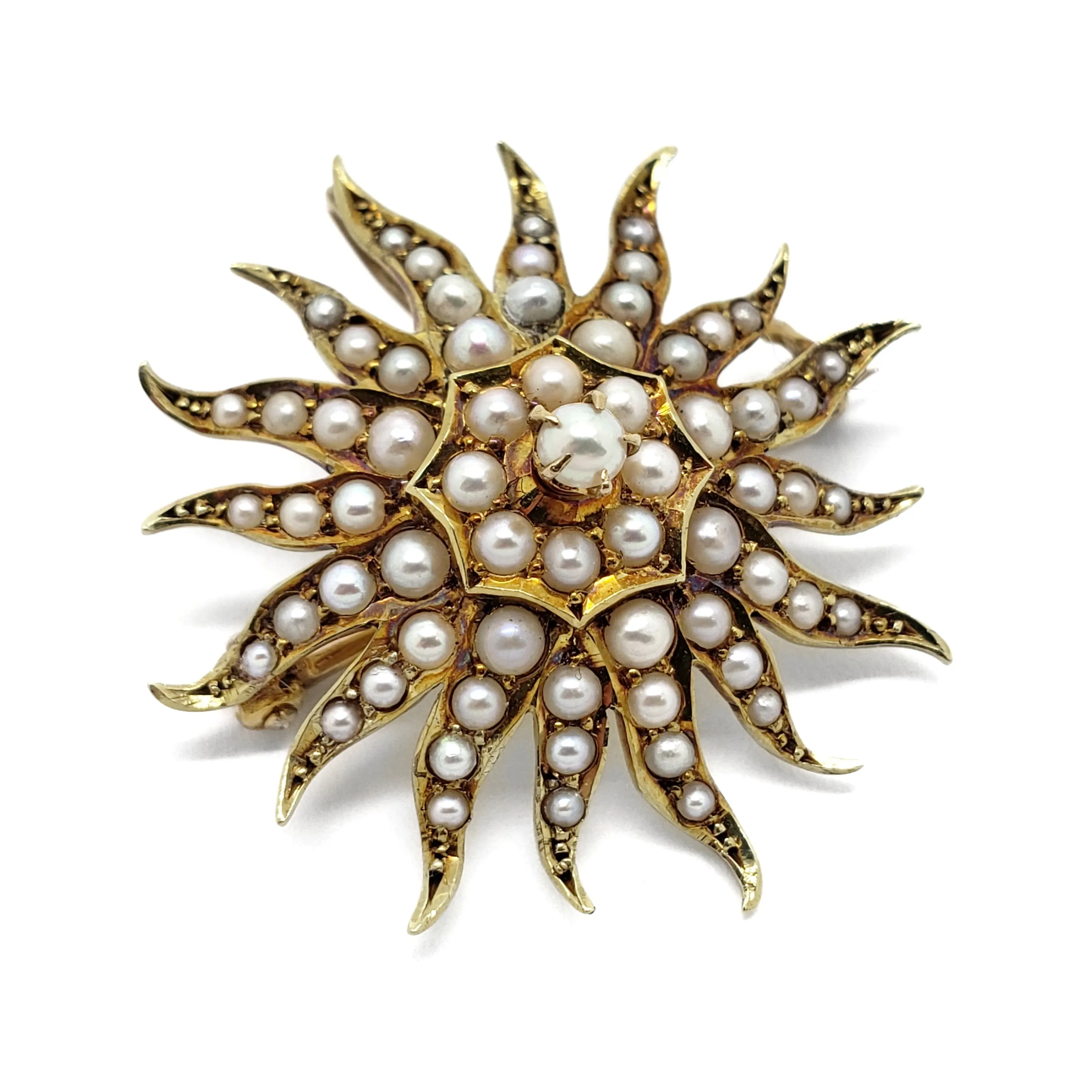 Edwardian Pearl Pendant-Brooch