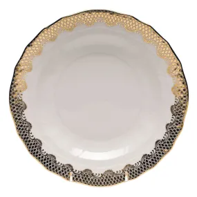 Fish Scale Dessert Plate, Gold