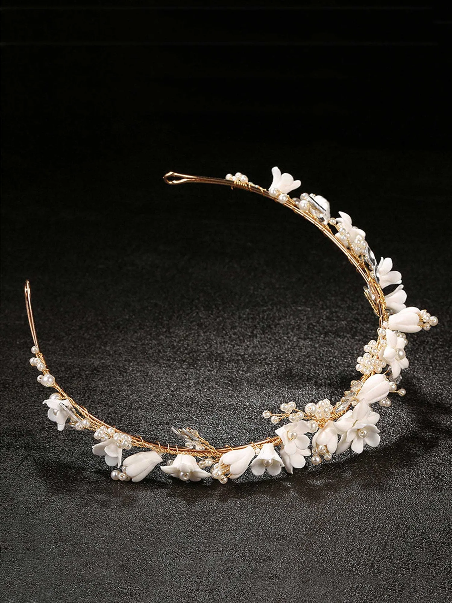 Flower Pearl Bridal Headband