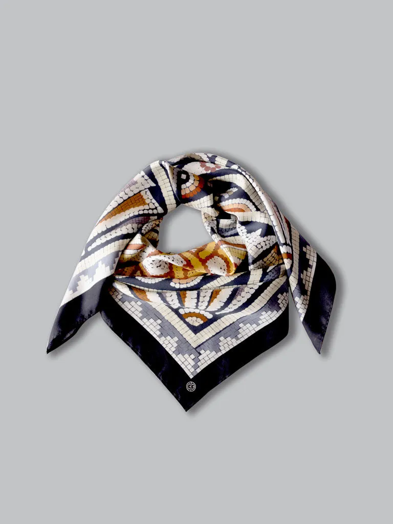 Flowering Stone Silk Scarf