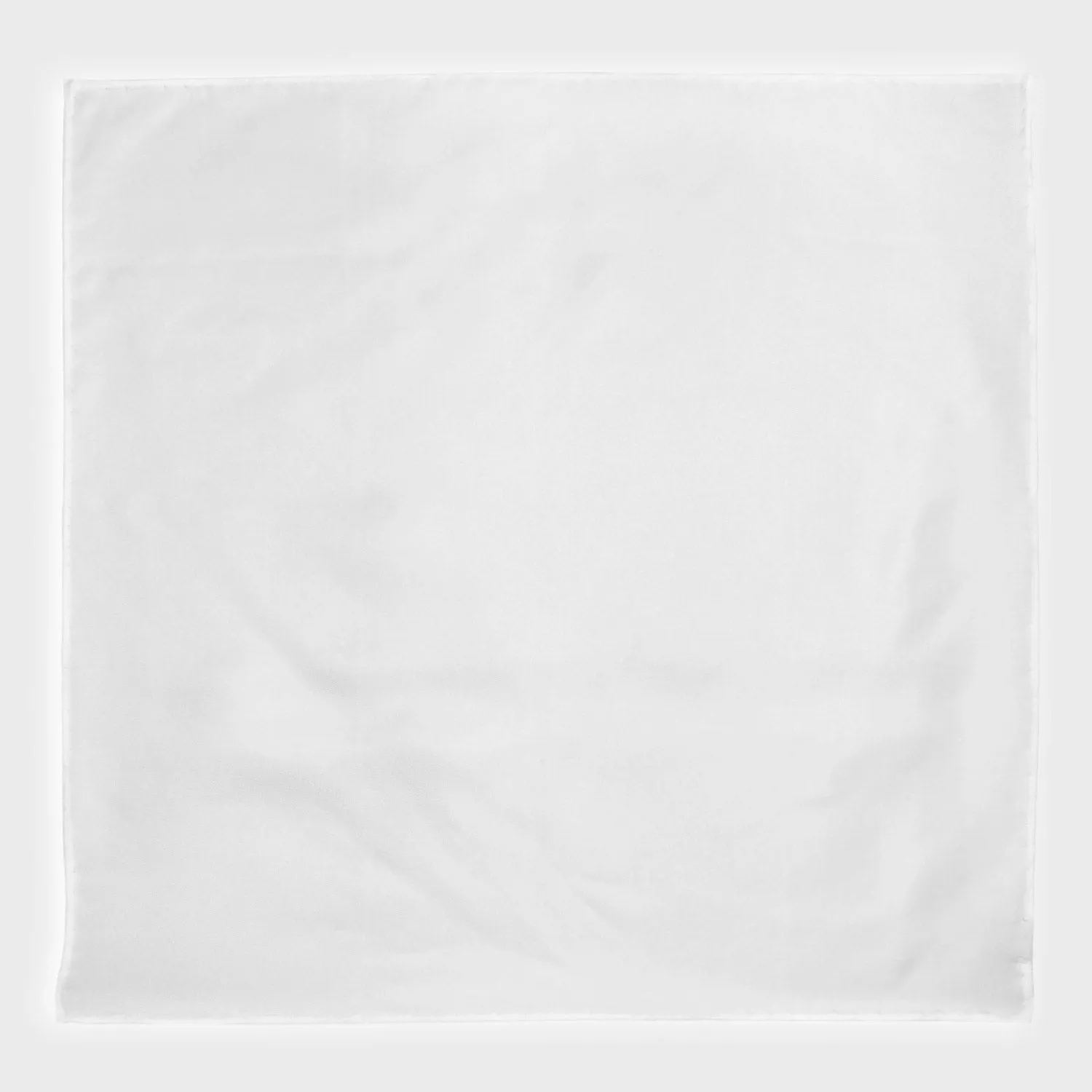 F.Marino Silk Pocket Square Ivory White